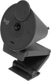 Web-камера Logitech HD Webcam Brio 300,  черный/черный [960-001438]