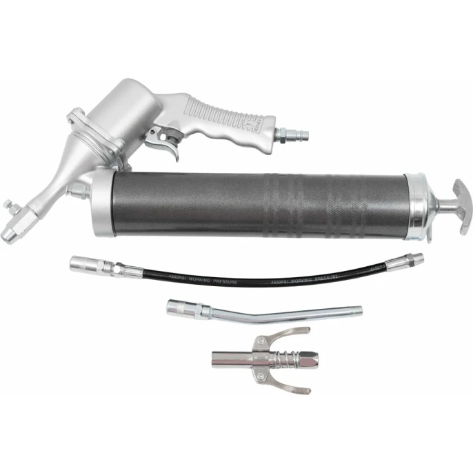 Профессиональный плунжерный шприц Inforce с быстросъёмом для густой смазки шланг+трубка 520см3 08-09-17