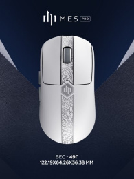 Мышь Дарк Проджект ME5 Pro Белый DP-ME5-2002 беспроводная, подключение: 2.4 GHz/Type-C, до 120ч работы, до 8000 Гц, 30000 dpi, 6 кнопок