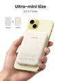 Внешний аккумулятор магнитный UGREEN PB560 25207 5000mAh Magnetic Wireless Power Bank 15W. Цвет: белый