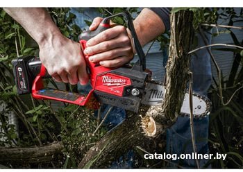 Аккумуляторная цепная садовая пила Milwaukee M12 FHS-0 FUEL 4933472211