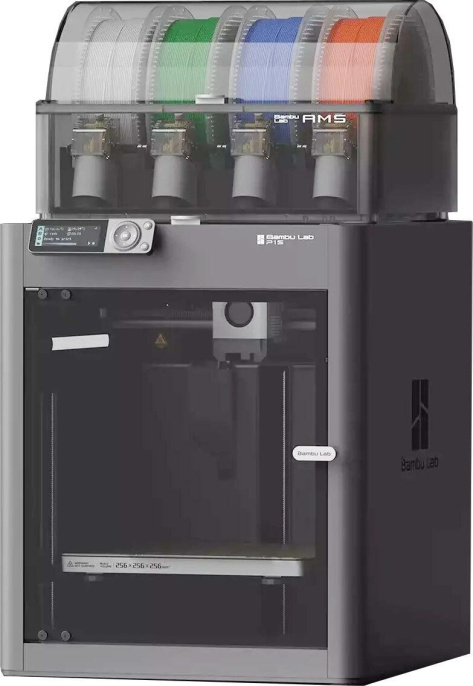 Принтер 3D Bambu Lab P1 S Combo 256x256x256мм ABS/PLA/PETG/Flex/ASA/PC/PET/TPU (PF001-U+SA001-EU)