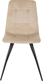 Стул для дома Бюрократ CH-K1 бежевый Holland 06 металл черный на ножках CH-K1_1/HL07