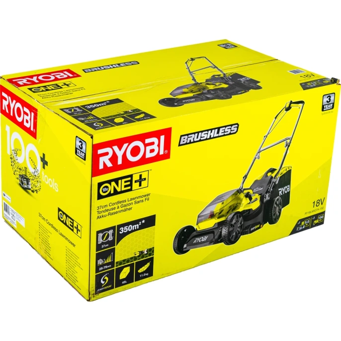 Бесщеточная газонокосилка Ryobi ONE+ RY18LMX37A-150 5133004582