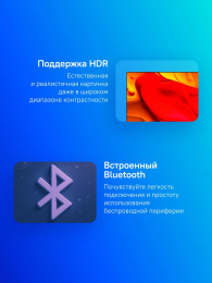 40" Телевизор TCL 40S5K QLED, FULL HD, СМАРТ ТВ, Google TV, черный