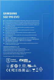 Накопитель SSD Samsung PCIe 4.0 x4 1TB MZ-V9E1T0BW 990 EVO M.2 2280