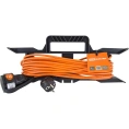 Силовой удлинитель-шнур на рамке TDM ELECTRIC УШз10 штепс. гнездо, 10м ПВС 3х0,75 SQ1302-0321