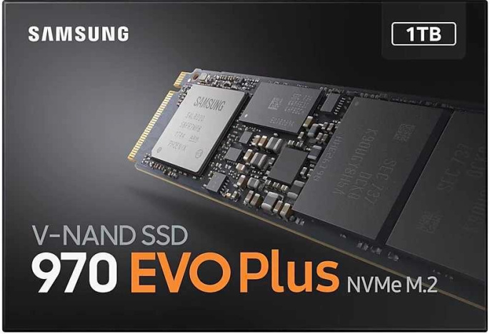 Накопитель SSD Samsung PCIe 3.0 x4 1TB MZ-V7S1T0BW 970 EVO Plus M.2 2280