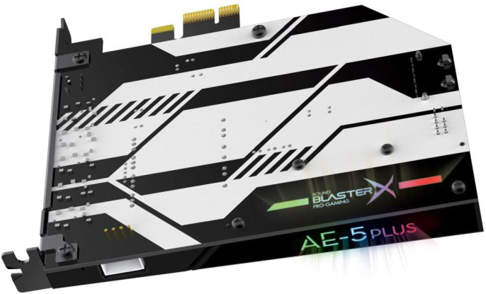 Звуковая карта PCI-E Creative BlasterX AE-5 Plus,  5.1, Ret [70sb174000003]