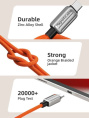 Магнитный кабель USB-C CABLETIME CU08H (CT-CM240-MZB1) 1 м, 480 Мбит/с, 5А/48В, 240Вт, PD 3.1, черный, для быстрого заряда смартфонов и ноутбуков