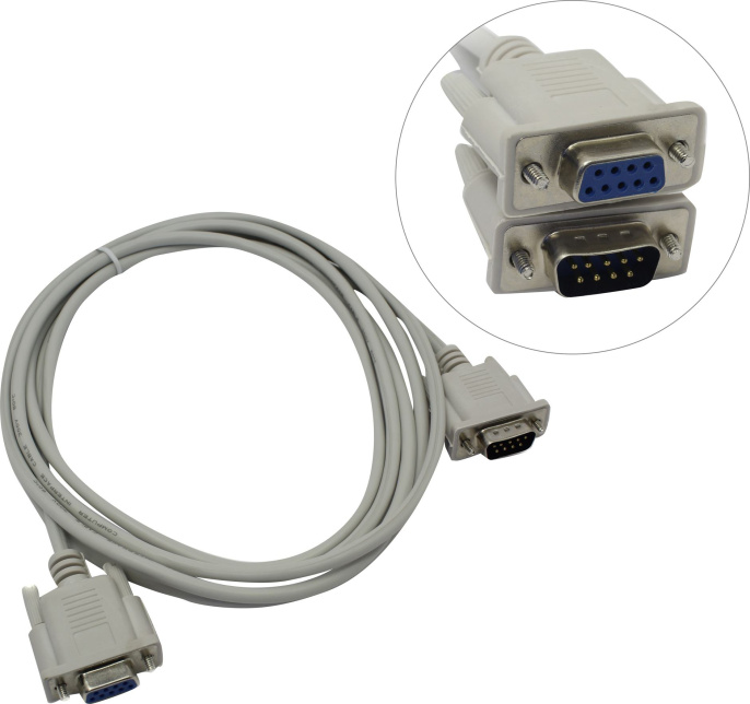 GEMBIRD Кабель удлинитель модемный Gembird/Cablexper RS232 COM порта 9M/9F DB9F\DB9M , 1.8м, [CC-133-6]