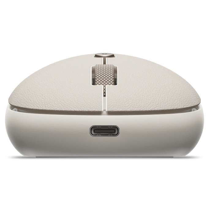 Мышка компьютерная Satechi OntheGo Bluetooth Mouse with USB-C Rechargeable Battery. Цвет: песочный (ST-MOTGW)