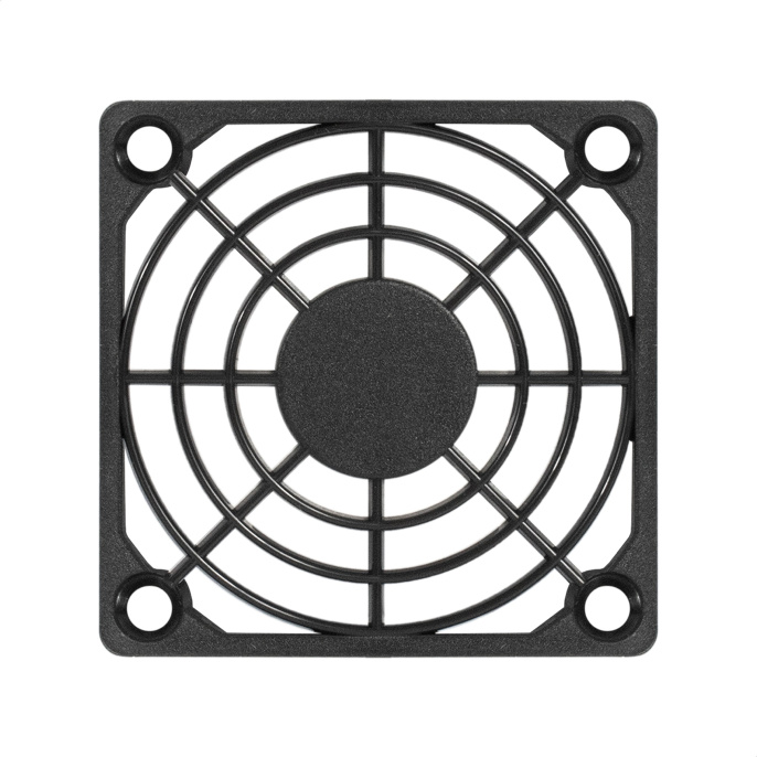 Решетка для вентилятора 60x60 ExeGate EG-060PSB (60x60 мм, пластиковая, квадратная, черная) EX295267RUS