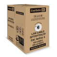 Кабель ExeGate Special UTP4-C5e-CCA-S25-IN-PVC-GY-305 UTP 4 пары кат.5e CCA, 0.43мм 25AWG , 305м, серый, PVC EX301086RUS