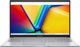Ноутбук ASUS Vivobook 15 X1504VA-BQ591 [90NB13Y2-M00X80] Cool Silver 15.6" {FHD Core 5 120U/16GB/SSD512GB/Intel Graphics/Backlit/DOS}