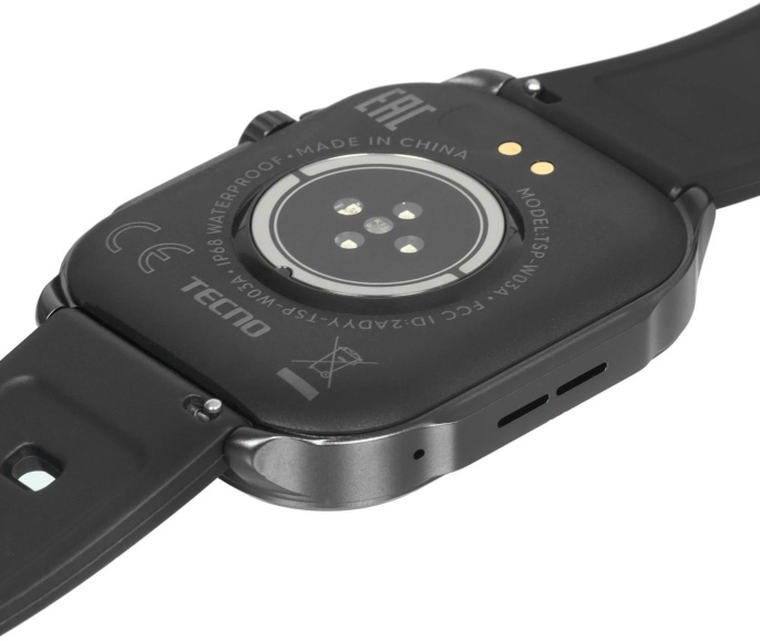 Смарт-часы TECNO Watch 3 Active, 2.04", черный [w03a]