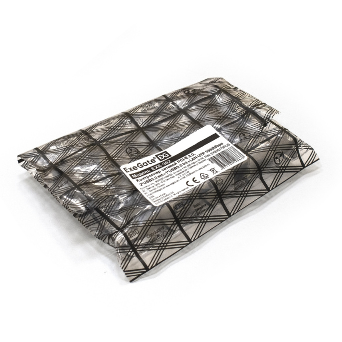 Контроллер Exegate EX290278RUS Контроллер сетевой ExeGate EXE-362 (PCI-E x1 v2.0, 2*USB3.0 ext. + 1*USB3.0 int. + LAN UTP 1000Mbps, разъем доп.питания, Chipset VL805 + RTL8153B)