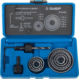 Набор коронок ЗУБР 2955-H11_z01, по дереву, шестигранный, 11шт