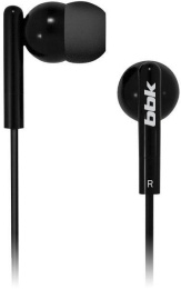 Наушники BBK EP-1003S, 3.5 мм, внутриканальные, черный [ep-1003s (b)]