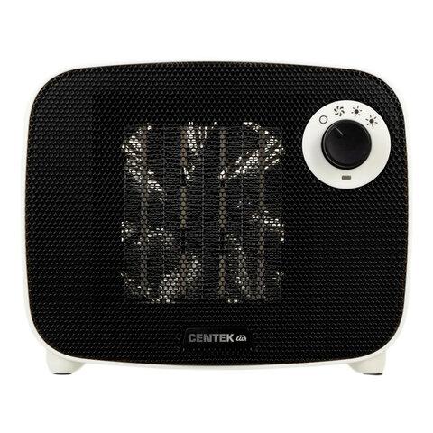 Тепловентилятор керамический CENTEK CT-6023, 1500Вт, 2 режима, белый, черный