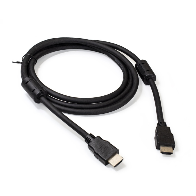 Кабель HDMI ExeGate EX-CC-HDMI2-1.8F (19M/19M, v2.0, 1,8м, 4K UHD, Ethernet, ферритовые кольца, позолоченные контакты) EX287723RUS