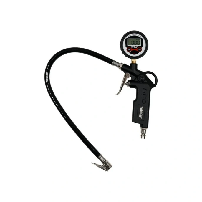 Пистолет для накачивания колес YATO цифровой манометр 0-15 Bar 0,2-0,4MPa 440mm YT-23702 371523702 092 1