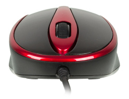 Мышь A4Tech V-Track Padless N-360 красный/черный оптическая 1200dpi USB 3but N-360-2