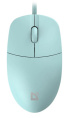 Мышь проводная Defender Azora MB-241, оптическая, USB, 1200dpi, голубой [52243]