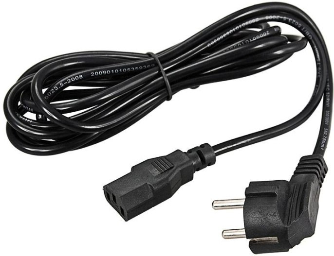 Шнур питания Rexant (11-1121) C13-Schuko проводник.:3x0.75мм2 1.8м 220В 6А черный