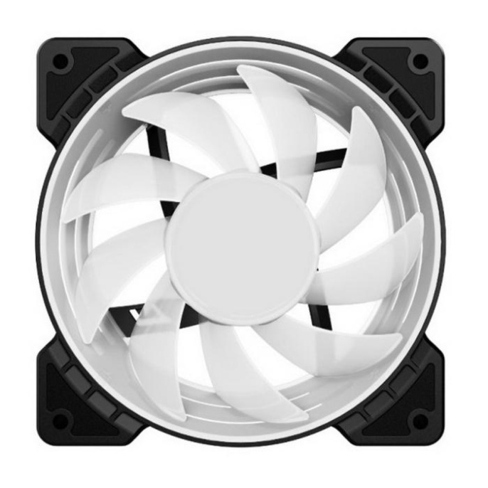 Powercase M6-12-LED 5 color LED 120 x 120 x 25 мм 100шт./кор, Molex, 1100±10% об/мин Bulk M6-12-LED