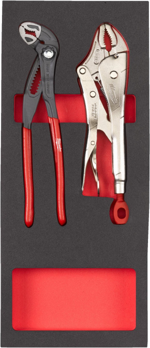 Набор губцевого инструмента Milwaukee Torque lock 2 предмета 4932493255 клещи сантехнические 240мм+зажим 10", в ложементе