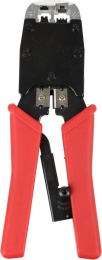 Инструмент обжимной ITK (TM1-B11V) для RJ-45/RJ-12/RJ-11 (упак:1шт) красный