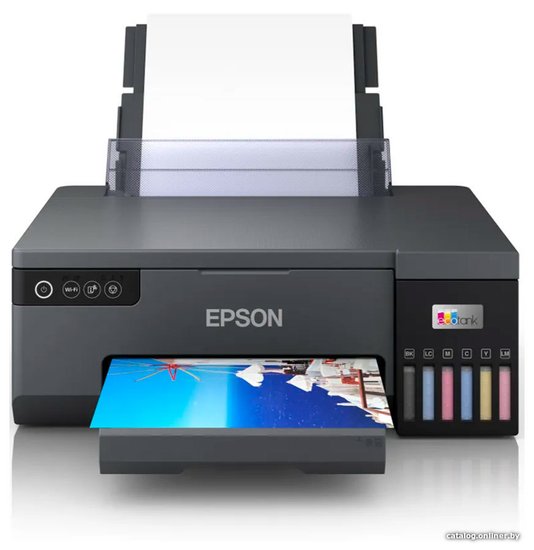 Принтер струйный Epson L8050 (C11CK37405/506/507/504/402) A4 WiFi черный