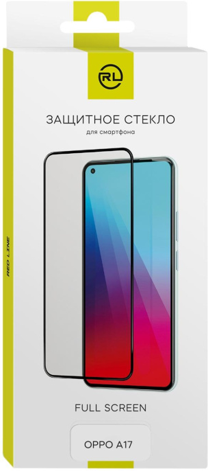 Защитное стекло для экрана Redline прозрачный для OPPO A17 1шт. УТ000036749