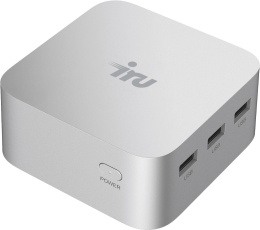 Неттоп IRU Planio 115 N100 0.8 16Gb SSD512Gb UHDG Windows 11 Pro 2xGbitEth WiFi BT серебристый 2099141