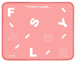 Коврик для мыши A4Tech FStyler FP25 Мини розовый/белый 250x200x2мм FP25 PINK