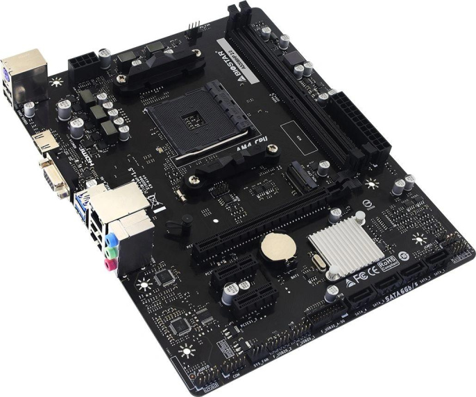 Материнская плата Biostar A520MHP 2.0, Socket AM4, AMD A520, mATX, Ret
