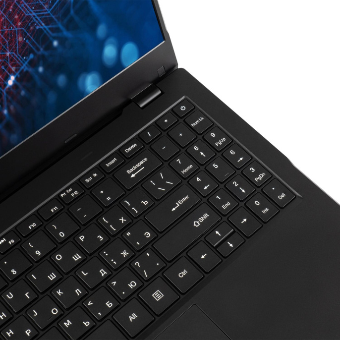 Ноутбук IRU Planio 15ING Celeron N4500 8Gb SSD512Gb Intel UHD Graphics 15.6" IPS FHD (1920x1080) Windows 11 Pro 64 black WiFi BT Cam 6000mAh (2140838)