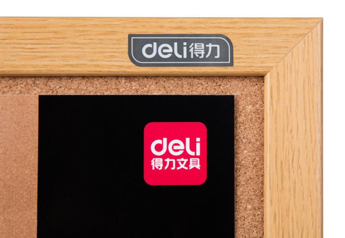 Доска пробковая Deli 8765 желтый 90x120см