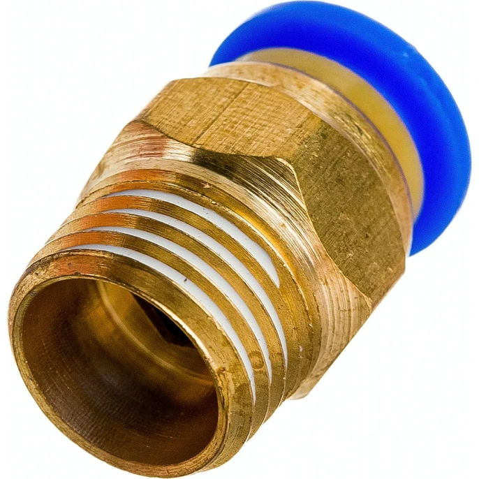 Фитинг цанговый прямой металлический 8 мм, M1/4 Pegas pneumatic 5202