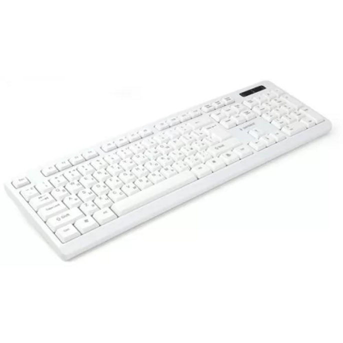 Клавиатура Gembird KB-8355U,{USB,белый, 104 клавиши, кабель 1,85м}