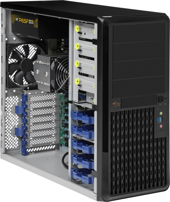 Сервер IRU Rock W9105P 1x5222 2x16Gb 1x1Tb M.2 SSD С621 AST2500 2xRJ45 1x650W w/o OS 2138524