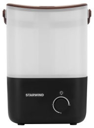 Увлажнитель воздуха ультразвуковой StarWind SHC5310B,  3.0л,  черный/венге