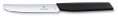 Нож кухонный Victorinox Swiss Modern, столовый, 110мм, заточка прямая, стальной, черный [6.9003.11]