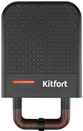 Вафельница Kitfort КТ-3652 600Вт черный/коричневый