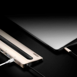 Док-станция ATEN USB-C Multiport Dock with Power Pass-Through UH3237-AT