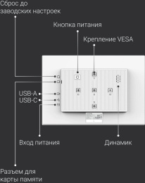 Цифровая фоторамка Digma PF-1155, 11", белый [pf1155w]