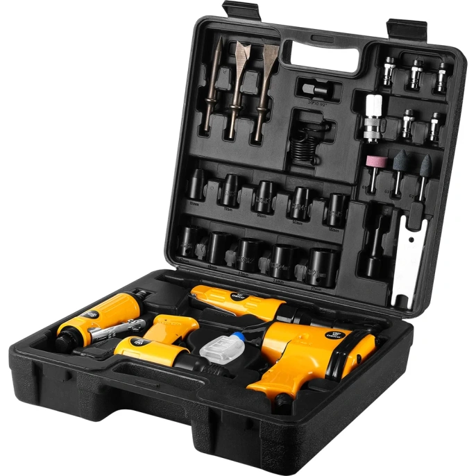 Набор пневмоинструмента DEKO Premium 34 предмета 018-0908