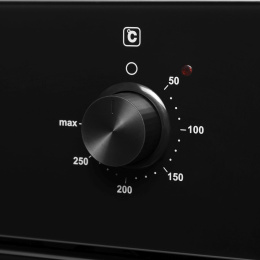 Духовой шкаф электрический DOMFY DM6642EO BG,  68л,  стекло черное