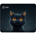 Коврик для мыши Cactus Black Cat 250x200x3мм (CS-MPC-D09S)